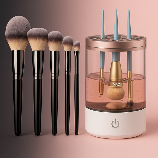 Lot Blush Cleaner + set de pinceaux noir