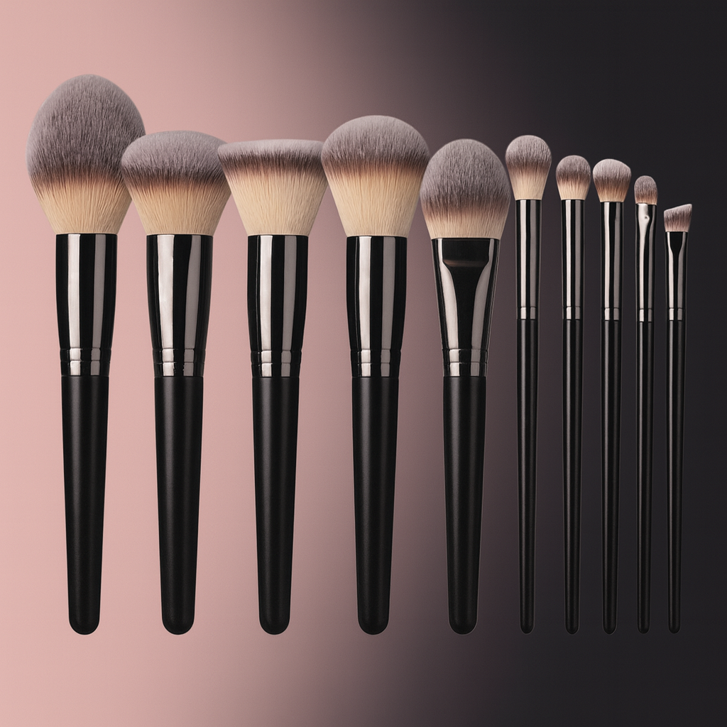 Set de pinceaux noir