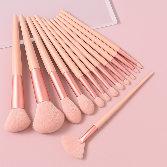 Set de pinceaux rose